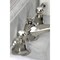 Kingston Brass KS4466TAL Tudor 8" Widespread Bathroom Faucet, Polished Nickel KS4466TAL - alternate 3